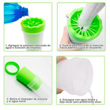 Limpiador Grande Patas Perro Cepillo Limpieza Portátil Mascotas BS-72