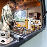 Juego de 4/8 contenedores de almacenamiento de alimentos herméticos - Recipientes de cocina de plástico sin BPA para cereales, harina, azúcar, pasta | Organización de despensa con tapas y etiquetas, La Vida