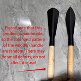 Par de Pala de Jardinería de Metal - para Cavar, Trasplantar, Plantar y Desmalezar - No Requiere Electricidad - Estructura de Metal Robusta