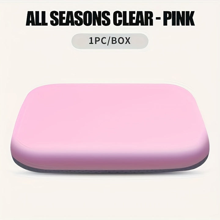 1 cojín ergonómico de espuma con memoria, antideslizante y cómodo para oficina, comedor y estudio, funda de tejido de punto lavable a mano, relleno de poliuretano, ideal para viajes, soporte para el cuello, comodidad para rodillas y piernas, cojín para s