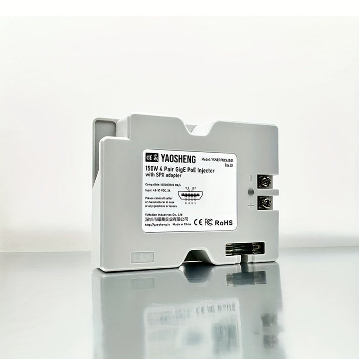 YAOSHENG 2 en 1 Inyector PoE + Adaptador de cable SPX para Starlink Gen 2 / V2 - Permite el salto del router con función de protección, indicador LED y compatible con la mayoría de los routers.