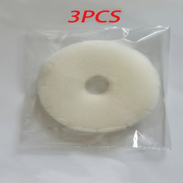 Cenicero redondo de plástico perfumado de 3/5/8 unidades con almohadilla de filtro, purificador de aire sin humo, material PP, no requiere electricidad.