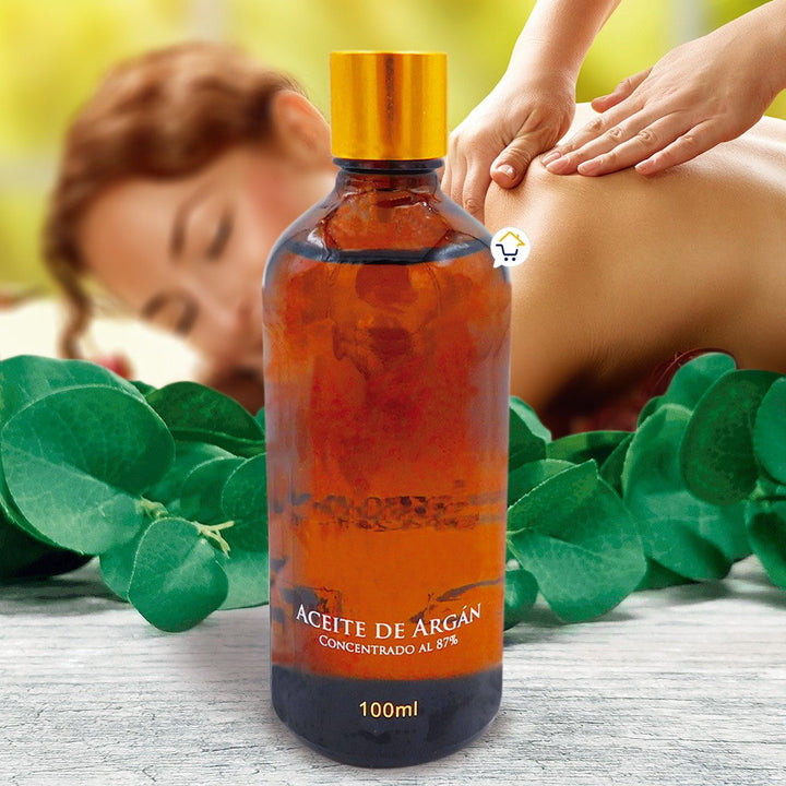 Aceite de Argán Concentrado 100 Ml Cuidado Capilar Corporal AOA-100