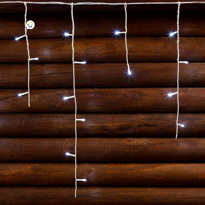 Cortina LED Intercalada 9 m 300 Luces Navidad Blanco 300LEDCB2