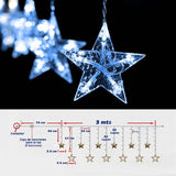 Luces Led Estrella X136 Luces 3m Navidad YG115AZ