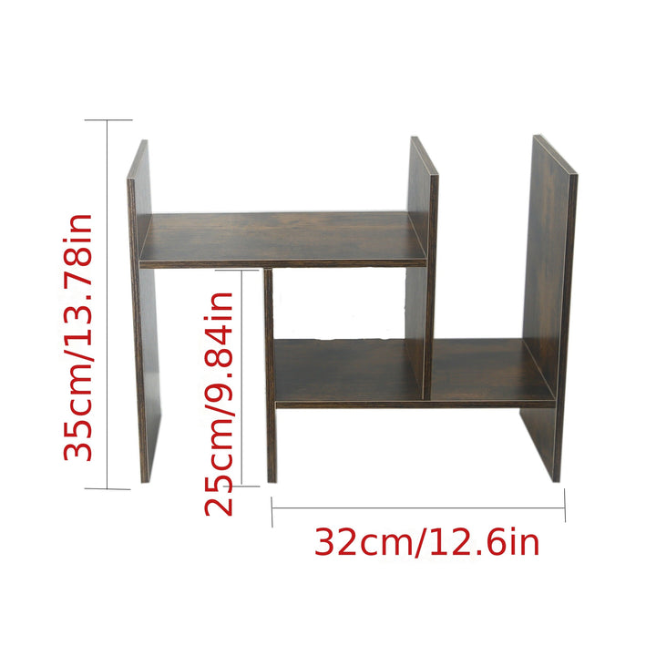 Estantería De Escritorio Para Dormitorio, Estantería De Oficina, Estante De Almacenamiento De Cocina, Estante De Almacenamiento De Mesa Creativa De Madera