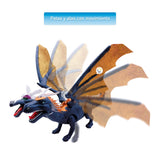 Dragón Grande 2 Cabezas Alas Movimiento Luces Sonidos 6613