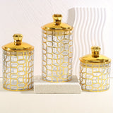 Juego de 3 frascos herméticos grandes para bocadillos y condimentos, resistentes y a prueba de humedad