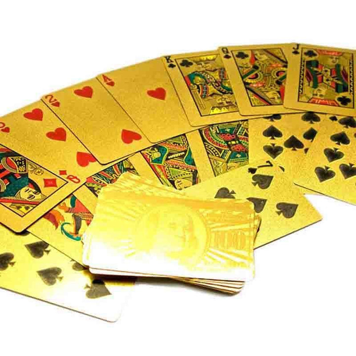 Cartas Remis Baraja metalizadas  Poker Naipe Flexible 8077