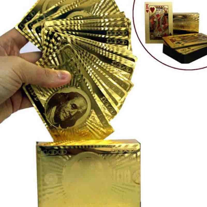 Cartas Remis Baraja metalizadas  Poker Naipe Flexible 8077