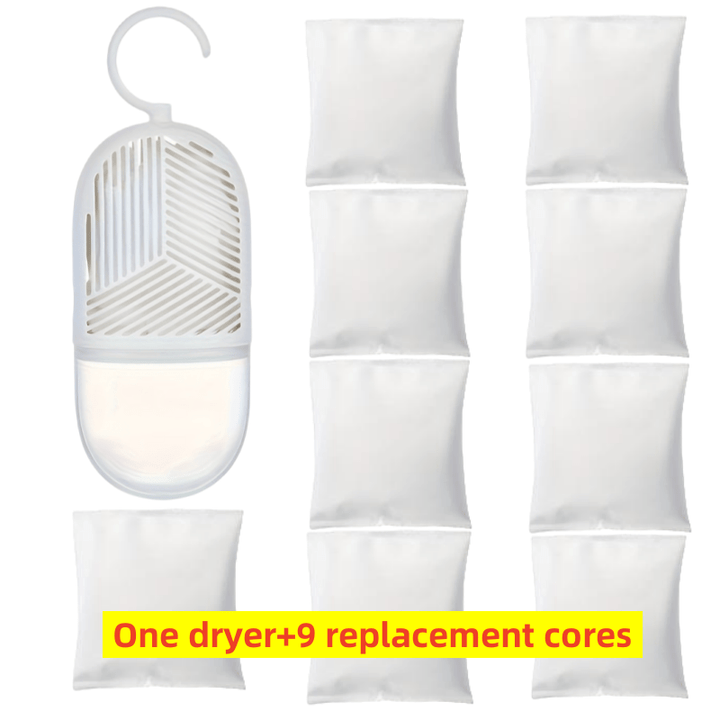 10 Piezas de Bolsas Deshidratantes Colgables Reutilizables de PVC – Absorbentes de Humedad Transparentes para Armarios y Baños, Prevención de Moho, Accesorios para Deshumedar Ropa, Sin Necesidad de Energía, Accesorio Elegante para Armario | Construcción
