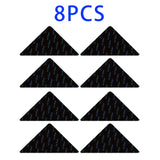 4/8/12pcs Alfombra grande lavable antideslizante adecuada para suelos de madera, cinta de alfombra lavable, alfombra adhesiva de doble cara, material PET duradero muy adecuado para accesorios de alfombra de decoración del hogar, suelos de madera y alfomb