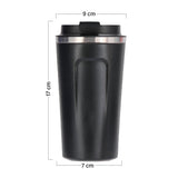 Termo Café Mug Con Indicador De Temperatura Acero Inoxidable 510ml NG0070