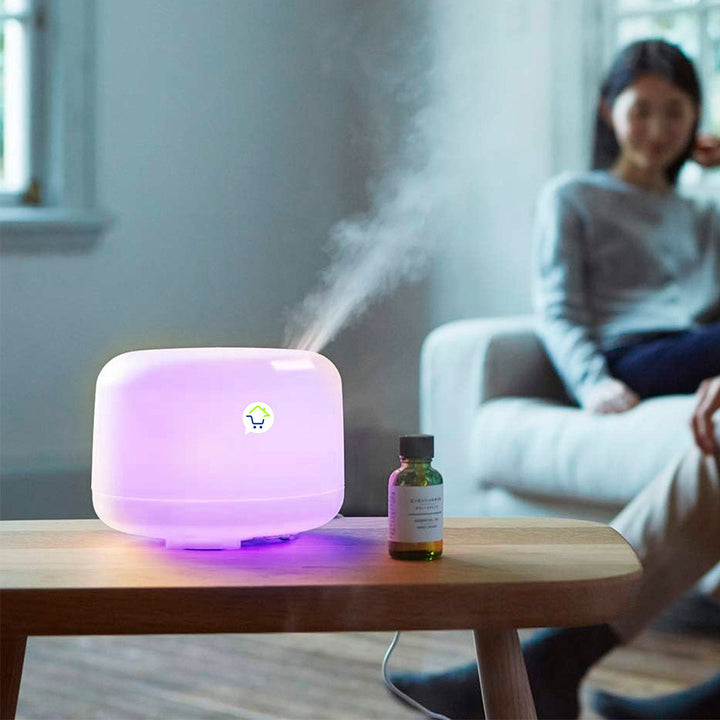 Humidificador LED Ambientador Difusor Aromas Luminoso 886-2