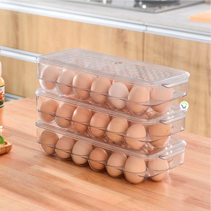 Organizador De Huevos 18 Espacios Huevera Canastas 737X18