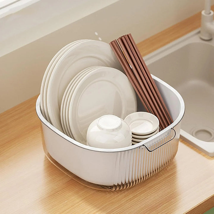 Cesta con Escurridor Para Alimentos