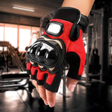 Guantes Moto Medio Dedo Ciclismo Motociclista AE322