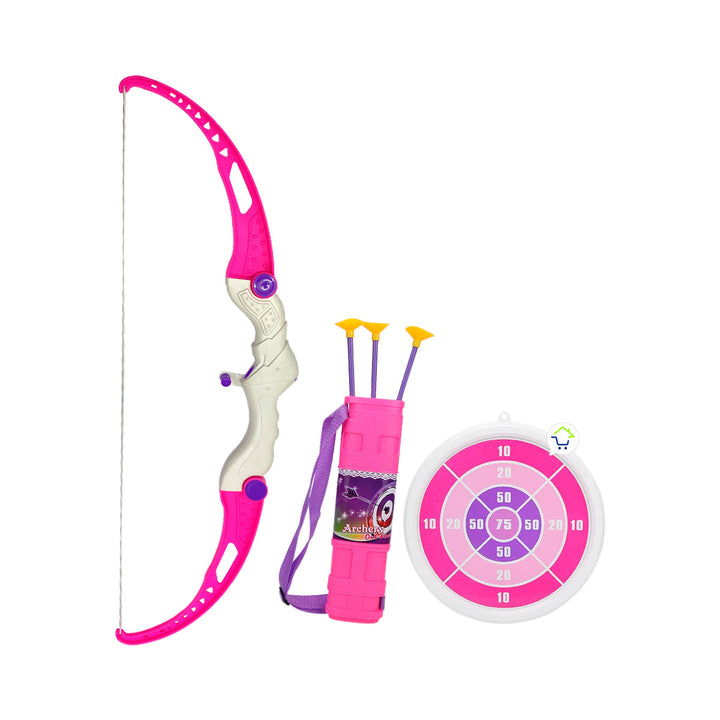 Set De Tiro Al Blanco Arco + Flechas + Diana Juego Infantil 920C