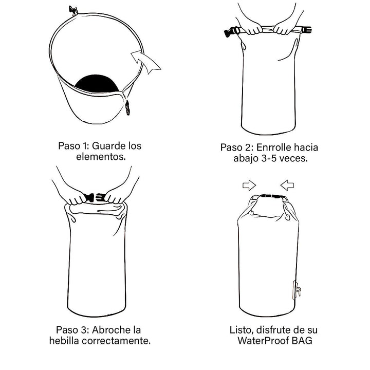 Bolso Impermeable 20L Ocean Pack Deportes Mochila Pesca Water proof BAG FY-06