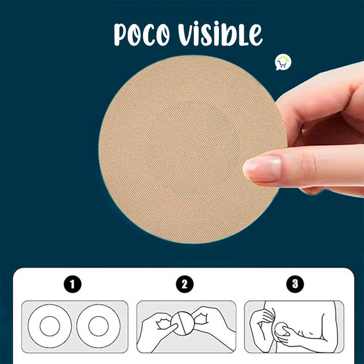 Cubre Pezones Fibra De Madera Para Pechos Senos ND-2096