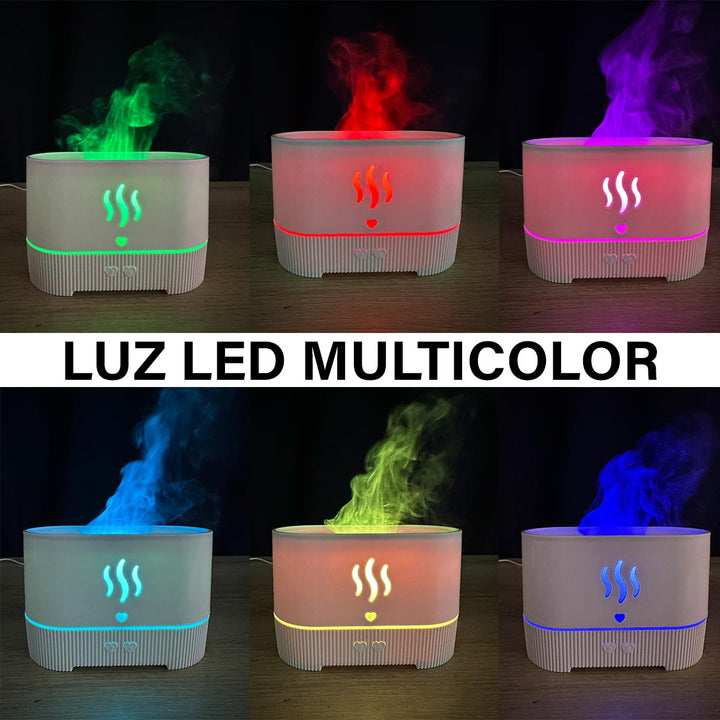 Humidificador LED Control Remoto Difusor Aromas FT-1923
