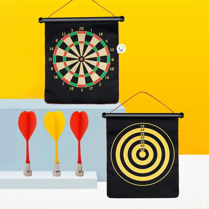 Tablero Dardos Plegable Diana Magnética Doble Cara HD816
