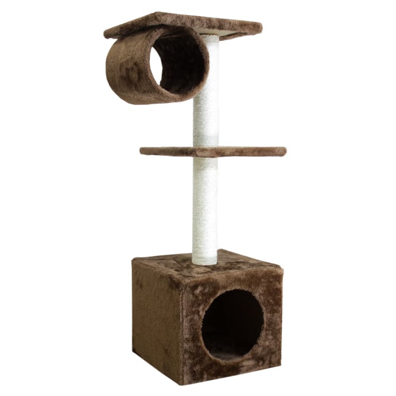 Rascador Para Gato Con Torre Y Cueva Para Dormir 90 Cm 016680