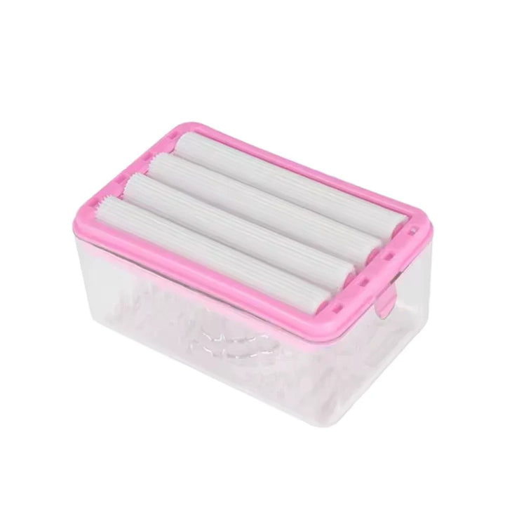 Jabonera Multifuncional Con Rodillos Dispensador Jabon