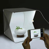 Mini Estudio Fotografía Caja de Luz LED Fotos Plegable HL11031