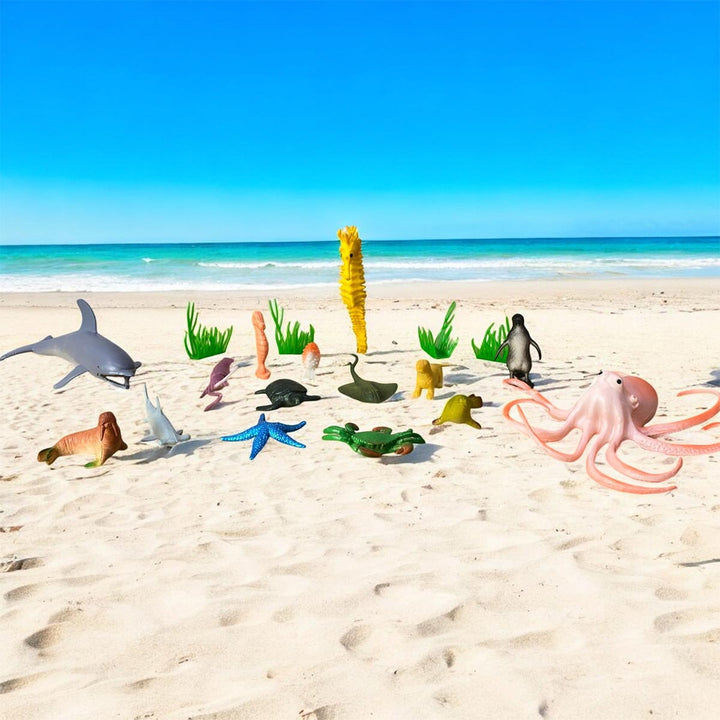 Animales Acuáticos de Juguete x19 Niños 2887-9