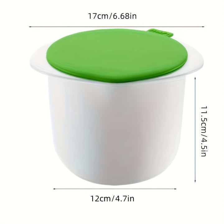 1 pieza, fabricante de queso para microondas, fabricante de queso de plástico simple para hacer queso casero, ideal para uso en cocina, incluye cesta de queso y tapa, perfecto para mozzarella fresco, kit de fabricación de queso|Fabricante de queso de plá