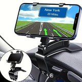 Soporte para Teléfono en el Tablero del Coche - Ajustable y Seguro, Adecuado para iPhone, Samsung Galaxy, etc. - Fácil de Instalar, Diseño para una Conducción Segura