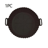 1pc Revestimiento de Silicona Reutilizable para Freidora de Aire, Alternativa al Papel Perforado Antiadherente, Compatible con Ninja, Tower, COSORI - Accesorio de Cocina para Cocinar Más Saludable, Revestimiento de Cocina Versátil | Olla de Silicona Flex