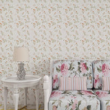 Forros Autoadhesivos para Armarios con Diseño Floral Pastel - Forros de Plástico Duraderos para Cajones y Cocinas, Fácil Instalación Pegar & Despegar para Armarios, Zapateros, Protección de Muebles y Decoración Elegante