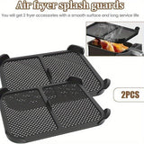 Nueva cubierta de esparadrapo de silicona no adherente de 2 piezas para freidor de aire - Reutilizable, fácil de limpiar, adecuada para accesorios de cocina del modelo AF300