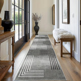 Alfombra de Pasillo Largo Estilo Lujo Ligero y Minimalista, Suave y Cómoda para Sala de Estar, Fácil de Limpiar, Adecuada para Pasillos de Restaurante y Cuarto de Lavandería