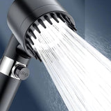 13 juegos de cabezales de ducha masajeados con presión y tres niveles, manguera de 59 pulgadas y base sin perforación
