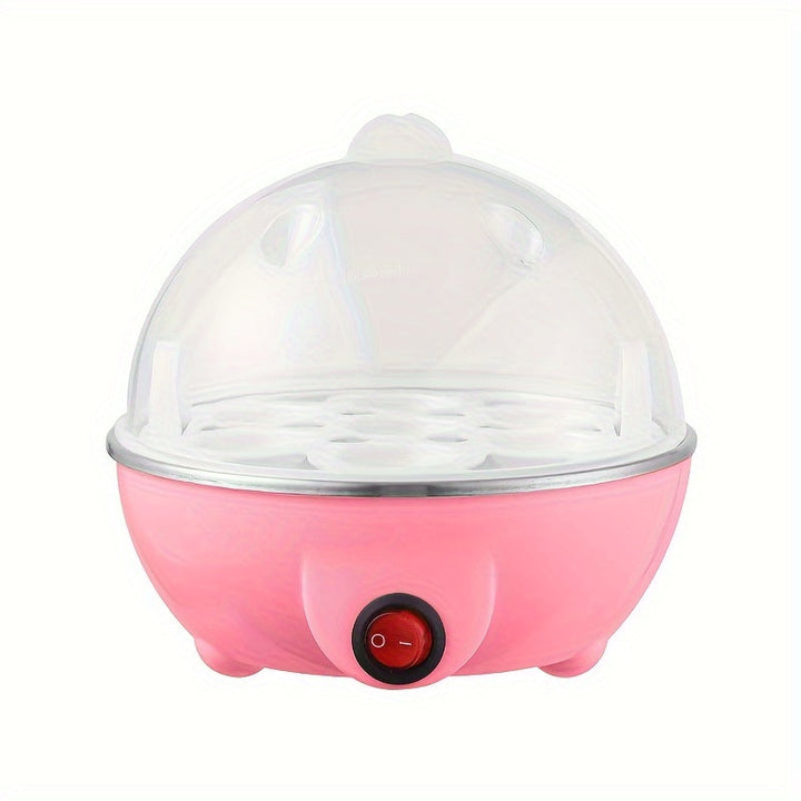 Cocinador de Huevos Mini, Tapón Transparente, Gran Capacidad de Vapor, Olla Multifuncional Automática, Ideal para Desayunos Nutritivos. Base de Acero Inoxidable de Grado Alimenticio, Segura y Confiable. Accesorio de Cocina Automático Perfecto para Huevos