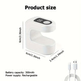 1 pieza, lámpara de uñas cuadrada para dulces - Ideal para uñas de gel, lámpara de secado portátil con doble ajuste de carga USB LED, doble uso para hogar y salón, función de doble temporización de secado rápido, herramientas de uñas modernas | Lámpara d
