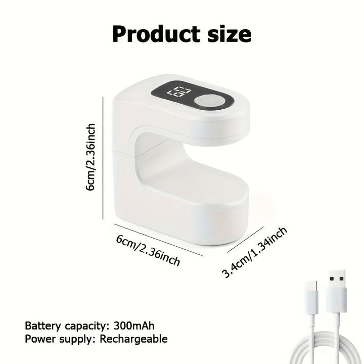 1 pieza, lámpara de uñas cuadrada para dulces - Ideal para uñas de gel, lámpara de secado portátil con doble ajuste de carga USB LED, doble uso para hogar y salón, función de doble temporización de secado rápido, herramientas de uñas modernas | Lámpara d