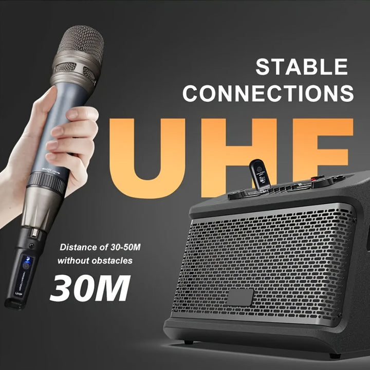 Sistema de micrófono inalámbrico XLR profesional con enchufe, transmisor y receptor XLR para guitarra eléctrica, adecuado para micrófonos dinámicos BETA58, SM58 y SM57, mezclador de audio, guitarra eléctrica y bajo, adecuado para DJ, bar y karaoke.