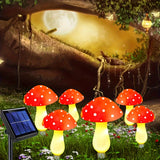 8/12pcs Luces Solares de Hongos para Estacas, Luces Solares de Hongos para Jardín Exterior, 8 Modos de Iluminación Luces Solares de Hongos, Adecuadas para Jardín, Patio, Camino de Césped, Boda, Decoración de Fiesta de Navidad