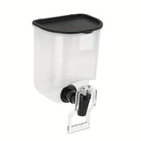 1/2 pzs Dispensador de Enjuague Bucal Duradero Montado en la Pared, Contenedor de Plástico de 21 oz, No Se Necesita Electricidad, Accesorio de Almacenamiento y Organizador de Baño