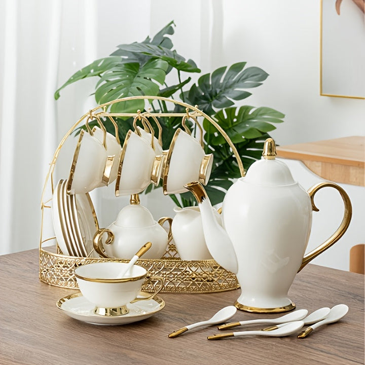 Soporte y Secador de Tazas de Café Multifuncional | Organizador de Vasos de Hierro Forjado | Soporte para Almacenamiento de Platos en Encimera para Cocina, Restaurante, Oficina (Plateado)