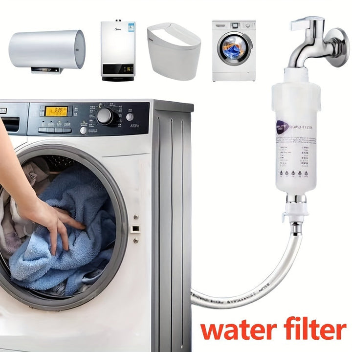 Filtro de agua de lavadora, cartucho de repuesto de PP, purificador de agua no eléctrico para hogar para ropa, inodoro, ducha, calentador de agua, grifo, accesorios de cocina y baño