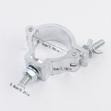 Hebilla de anillo simple, conector de armadura de estante, gancho de luz de escenario, gancho de rendimiento, cierre de tarjeta cruzada, hebilla de aleación de aluminio