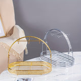 Soporte y Secador de Tazas de Café Multifuncional | Organizador de Vasos de Hierro Forjado | Soporte para Almacenamiento de Platos en Encimera para Cocina, Restaurante, Oficina (Plateado)