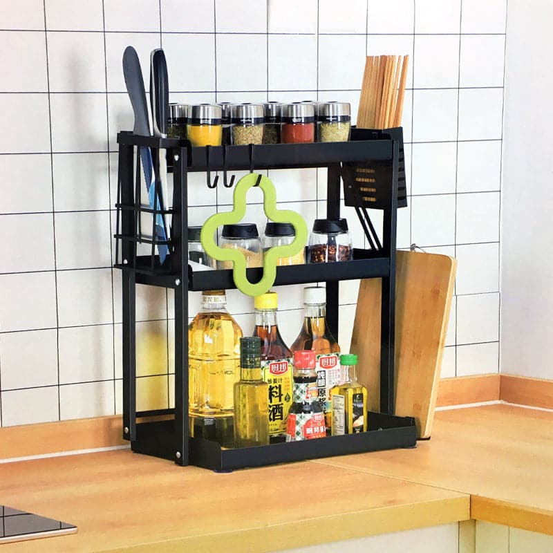 Rack Organizador De Cocina Con 2 Y 3 Niveles