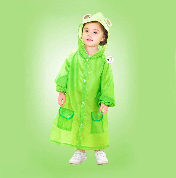 Impermeable Infantil Capucha Animales Abrigo Protección Lluvia CA228