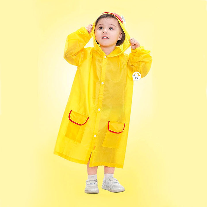 Impermeable Infantil Capucha Animales Abrigo Protección Lluvia CA228